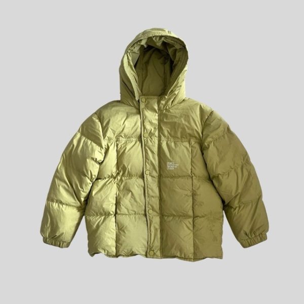 Bala Bala green waterproof down jacket suitable for Japan, Korea, Europe, China winter trip