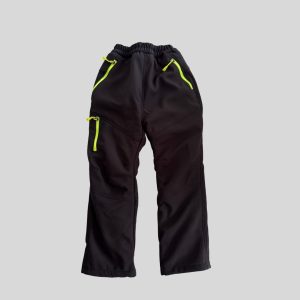 Black kid wool insulated winter pants suitable for Japan, Korea, China ski trip