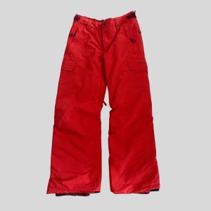 Burton red waterproof ski pants suitable for Japan, Korea, China ski trip