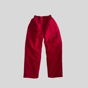 Columbia red waterproof winter pants suitable for Japan, Korea, China ski trip