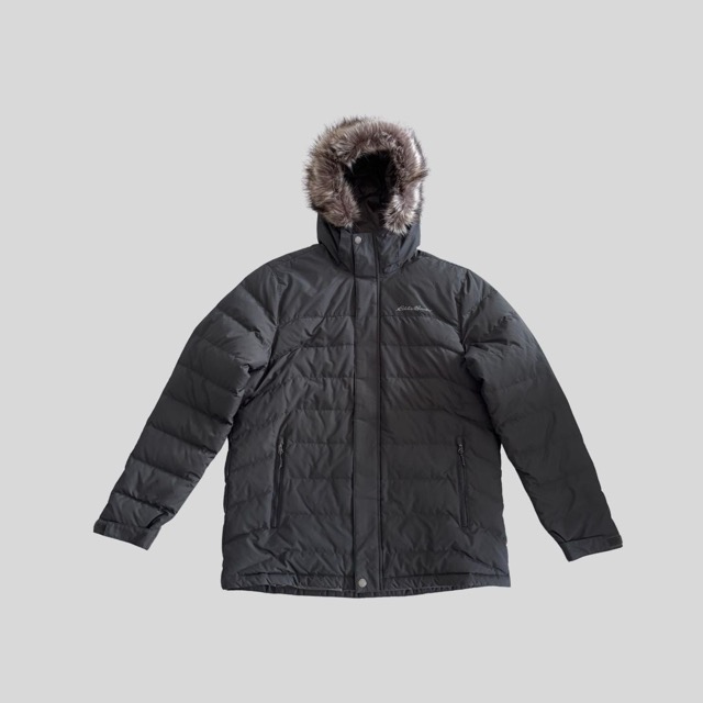 Eddie Bauer Premium Down Jacket 3 Eddie Bauer Dark Grey Waterproof down jacket suitable for Japan, Korea, china, Europe, New Zealand winter trip