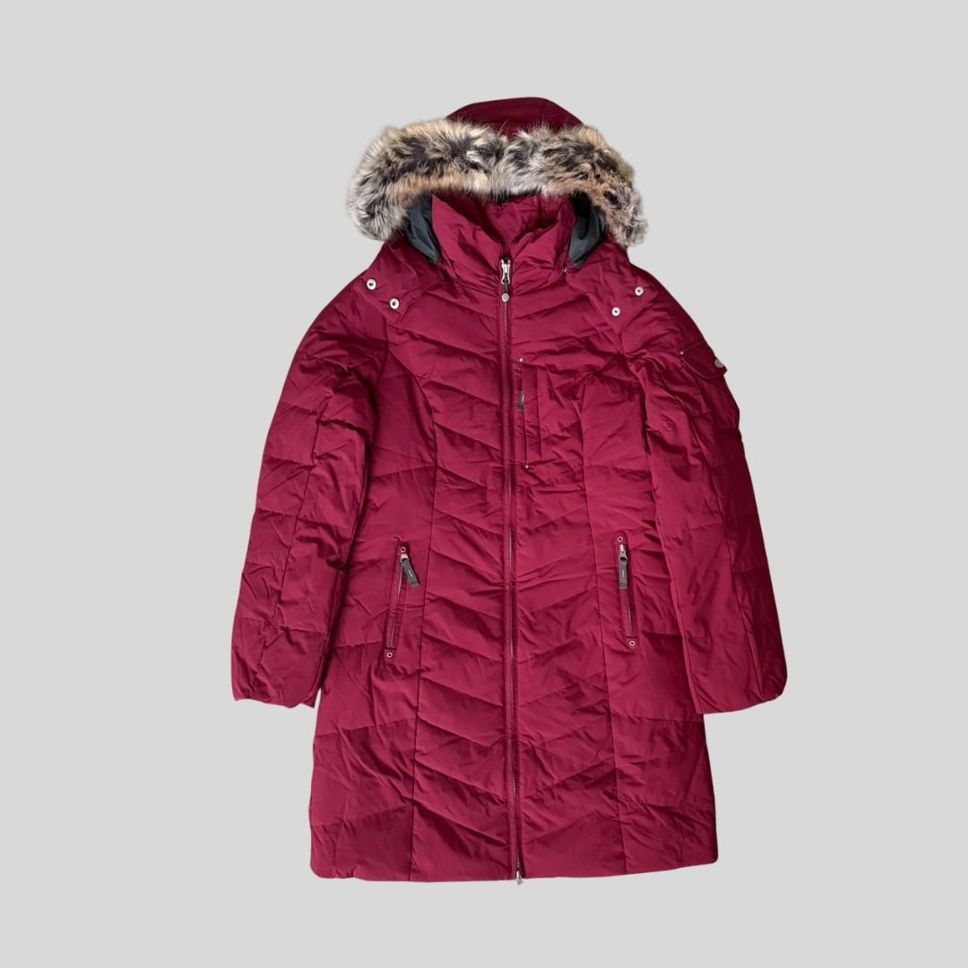 Eddie Bauer Sun Valley Down Parka (Extreme cold) 3 Eddie Bauer Sun Valley burgundy parka suitable for extreme cold trip to Harbin, Finland, Alaksa