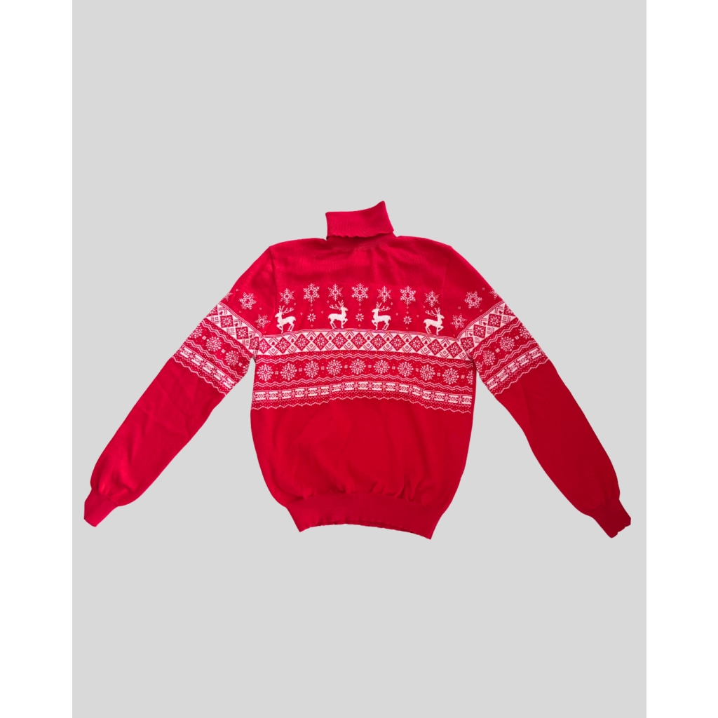 unisex red sweater Christmas for rent in Singapore