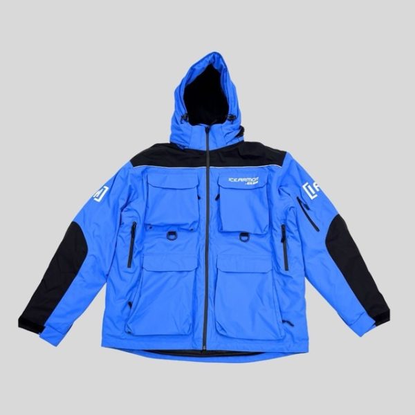 Ice Armor blue waterproof down jacket suitable for Harbin, Scandinavia winter trip