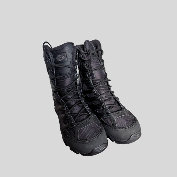 Merrel black waterproof winter and trekking boots suitable for city walk and trekking Japan, Korea, China, Europe winter trip