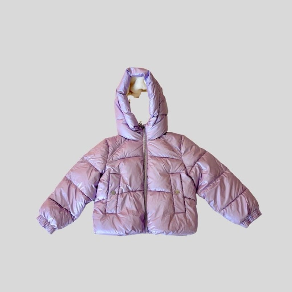 Michael Kors purple waterproof down jacket suitable for hokkaido, korea, china winter trip
