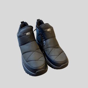 Millet black waterproof winter boots suitable for city walk in Japan, Korea, China, Europe winter trip