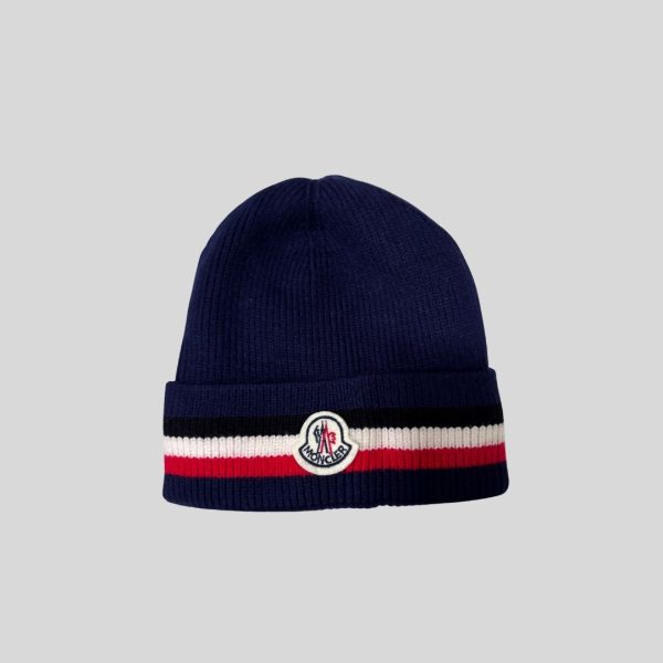Moncler black beanie suitable Japan, korea, china, winter trip/ski travel