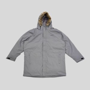 Moosejaw grey waterproof down jacket plus size suitable for Japan, Korea, China, Harbin, Scandinavia winter trip