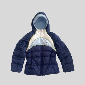 Nike navy blue waterproof down jacket suitable for Japan, Korea, China, Europe winter trip