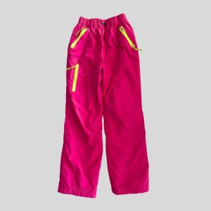 Pink waterproof insulated snow pants suitable for snow trip in Japan, Korea, China, Europe