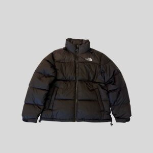 The NorthFace black Nuptse down jacket for Japan, Korea, China, Europe, Australia, New Zealand winter travel