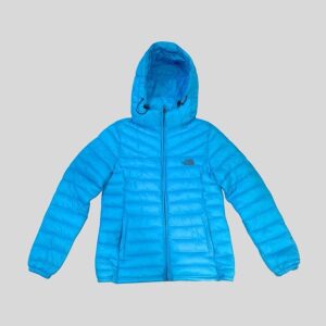 The NorthFace blue hooded waterproof padded Jacket suitable for Japan, Korea, China, Europe winter trip