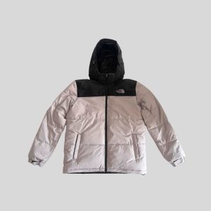 The North Face Grey waterproof padded jacket suitable for Japan, Korea, China, Europe winter trip