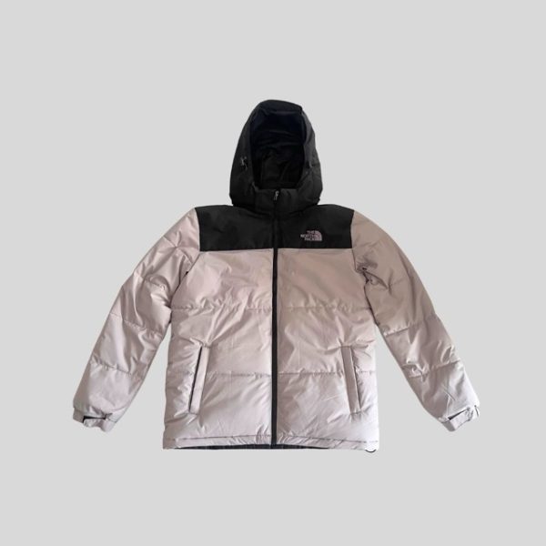 The North Face Grey waterproof padded jacket suitable for Japan, Korea, China, Europe winter trip