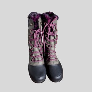 The North Face green high waterproof insulated snow boots Singapore for Hokkaido, Harbin, Scandinavia winter travel