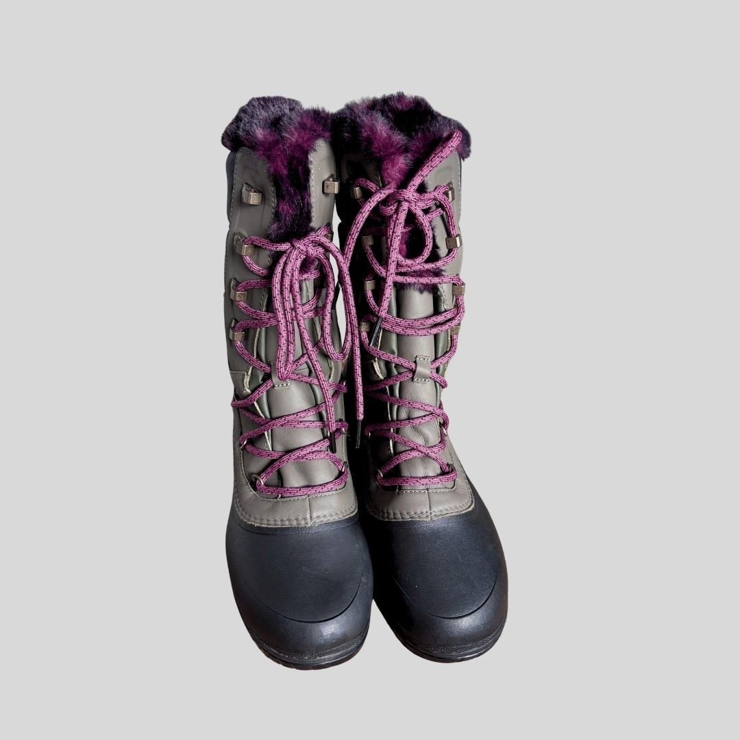 The NorthFace High Snow Boots (Extreme cold) 3 The North Face green high waterproof insulated snow boots Singapore for Hokkaido, Harbin, Scandinavia winter travel