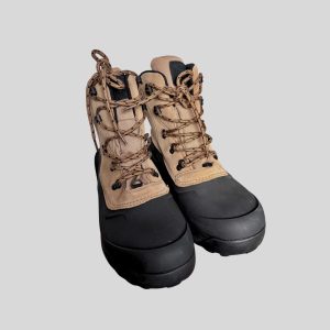The North Face brown waterproof insulated snow boots Singapore for Hokkaido, Harbin, Scandinavia winter travel