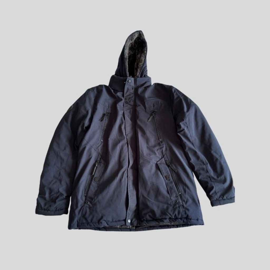 The North Star black waterproof down jacket suitable for Harbin, Scandinavia winter trip