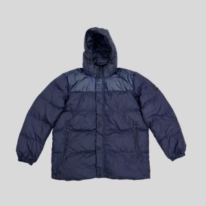 Tommy Hilfiger Navy blue plus size waterproof down jacket suitable for Japan, Korea, China, Europe, Harbin, Scandinavia, New Zealand winter trip