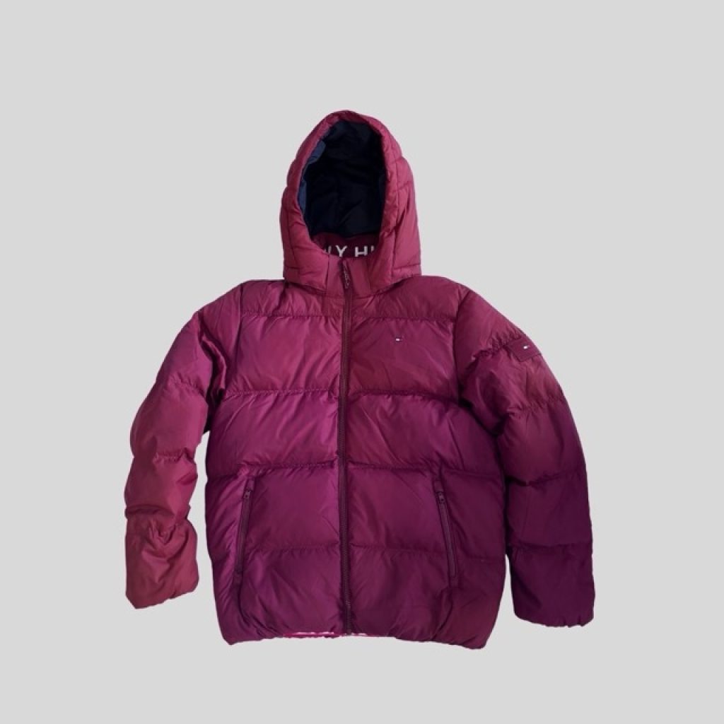 Tommy Hilfiger red waterproof down jacket suitable for Japan, Korea, China winter trip