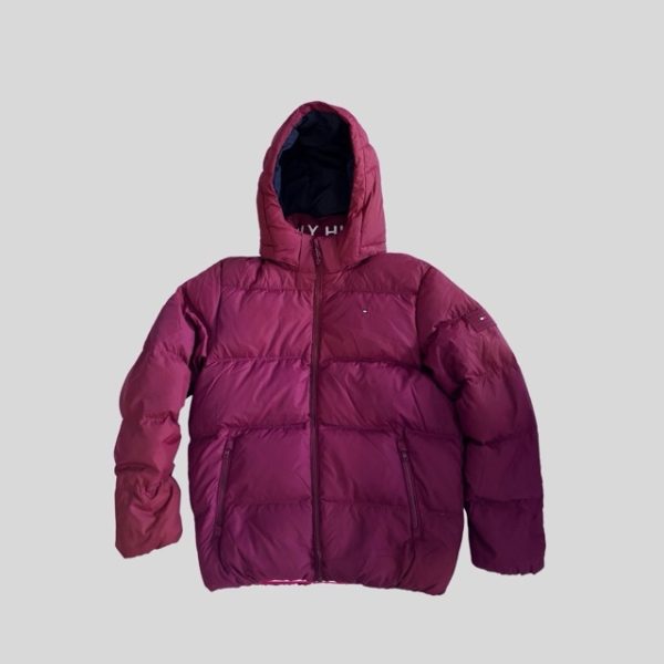 Tommy Hilfiger red waterproof down jacket suitable for Japan, Korea, China winter trip