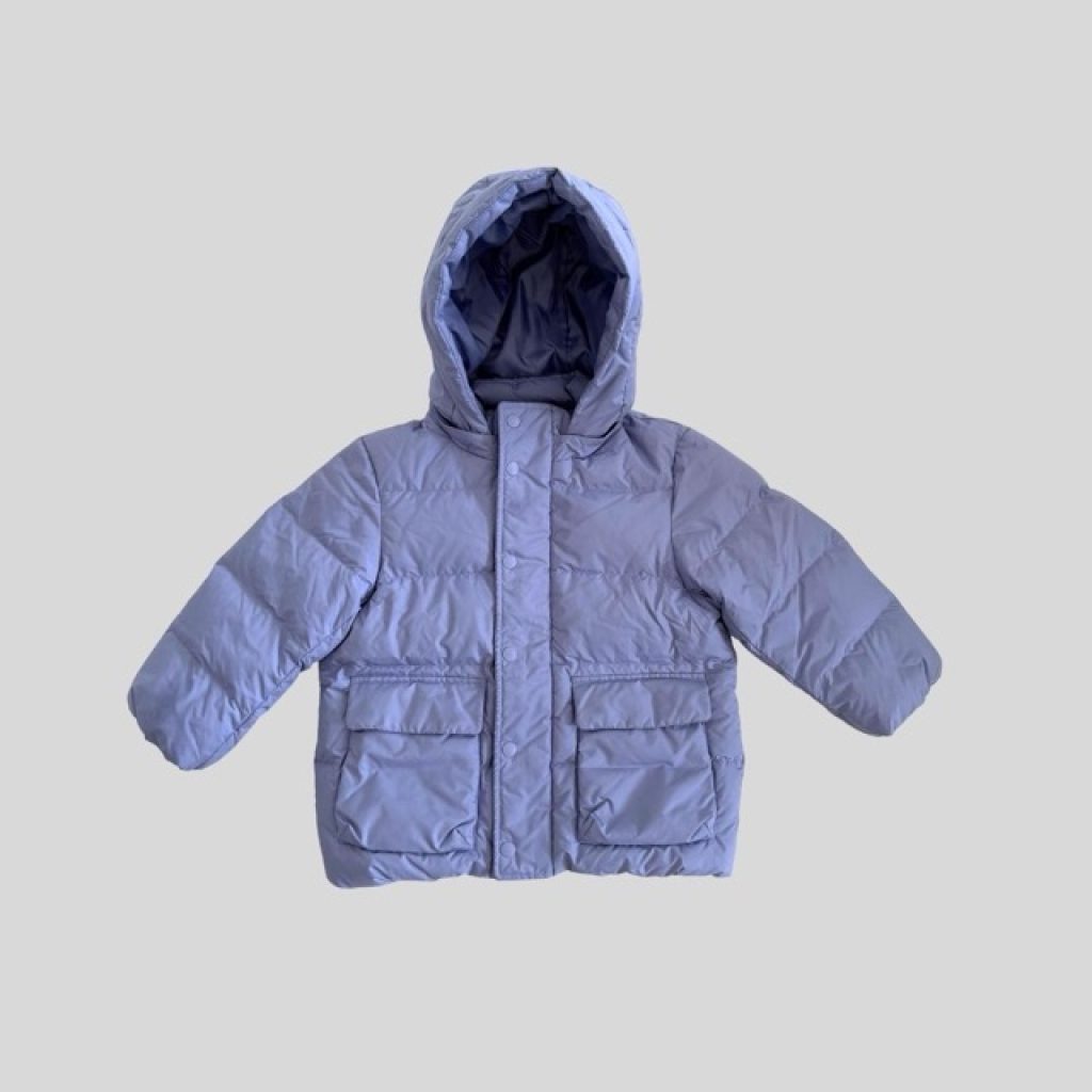 Uniqlo purple waterproof down jacket suitable for Japan, Korea, China, Winter trip