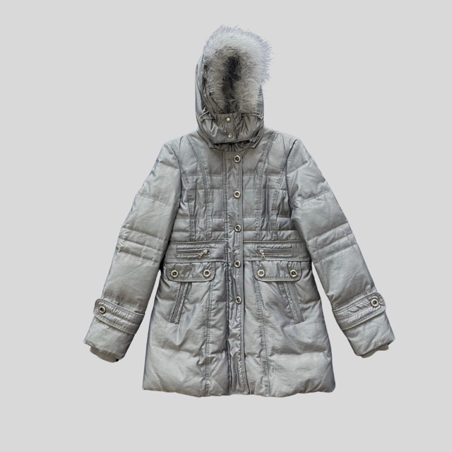 WinterTime Premium Waterproof Down Jacket 3 Winter Time grey hooded waterproof down jacket suitable for Japan, Korea, China, Europe, New Zealand, Australia winter travel