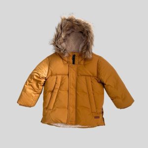 Zara yellow waterproof down jacket suitable for Hokkaido, Harbin, Scandinavia trip