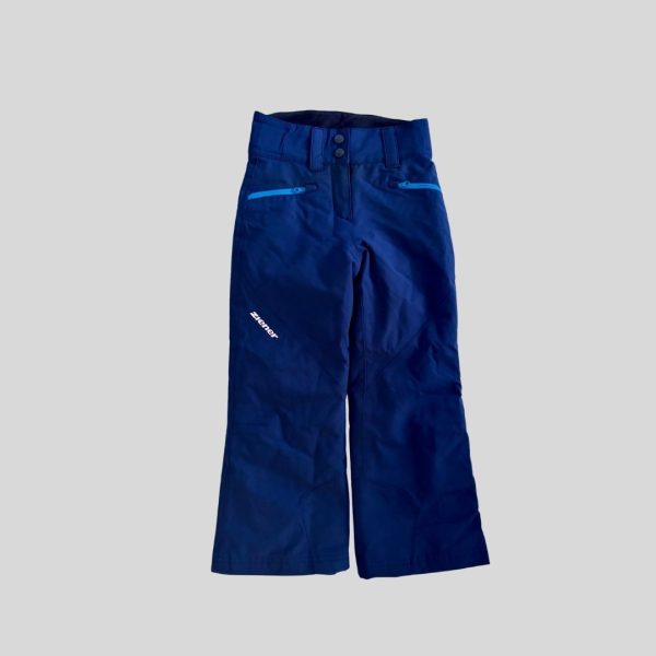 Ziener navy-blue waterproof ski pants suitable for Japan, Korea, China ski trip
