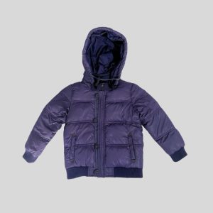 Navy blue waterproof down jacket suitable for Japan Korea China winter trip