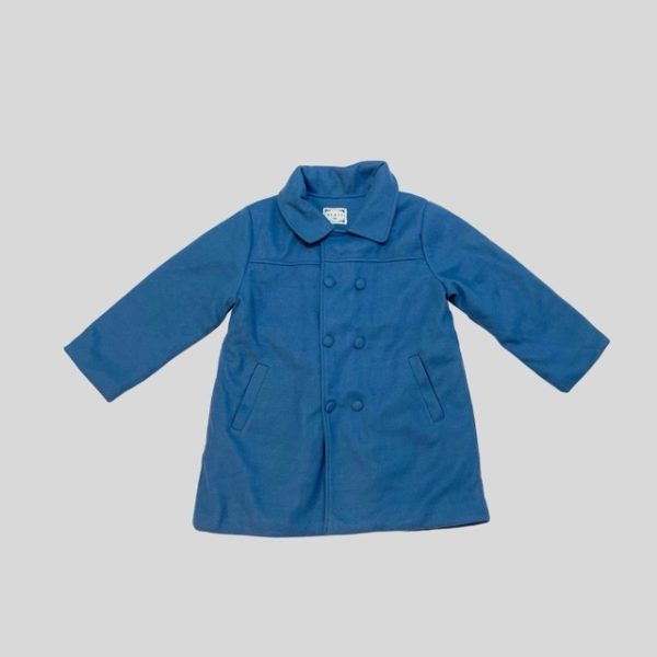 Fashion blue coat suitable for spring/autumn trip