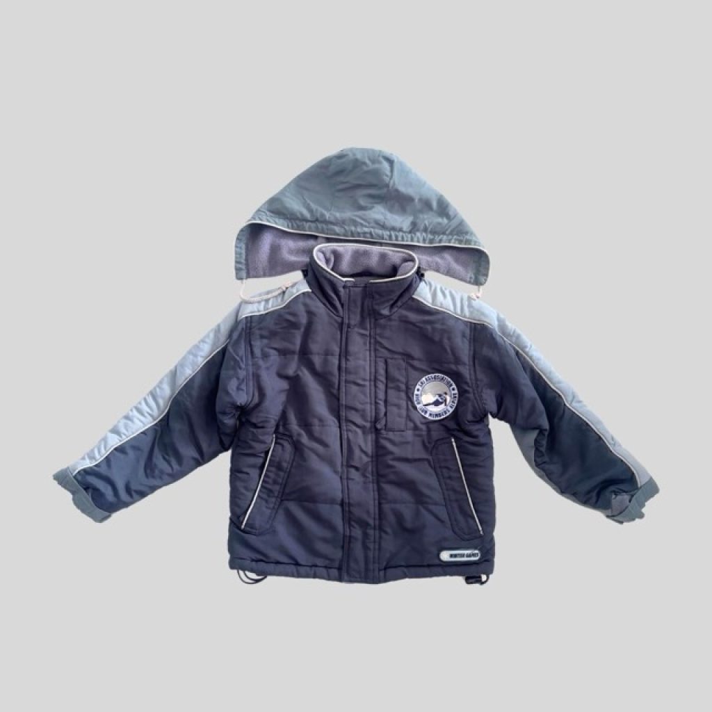 Fox grey waterproof padded jacket suitable for spring/autumn trip