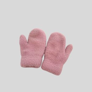 toddler pink mittens suitable for winter trip