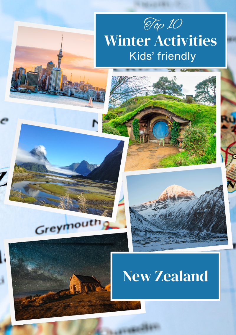 Top 10 kids friendly winter activities in New Zealand