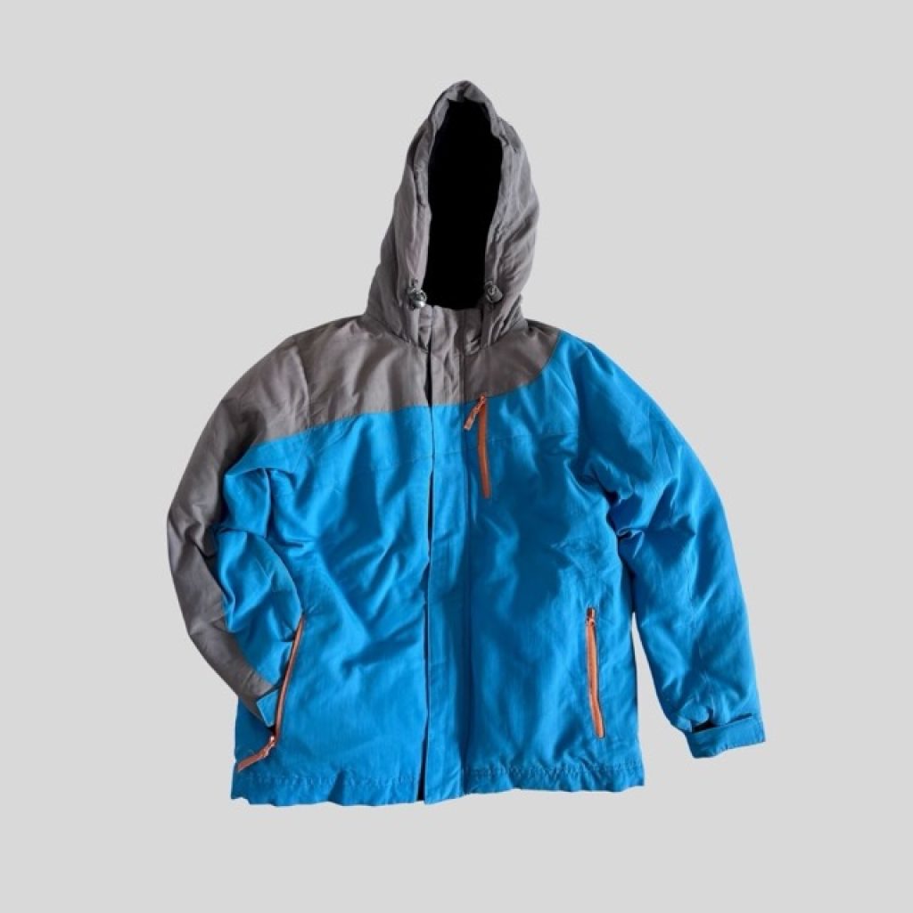Universal Traveller blue waterproof down jacket suitable for Japan, Korea, China winter trip