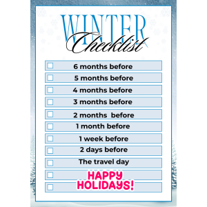 winter trip timeline guide