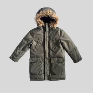 Zara green waterproof down jacket suitable for Japan, Korea, China, Europe winter trip